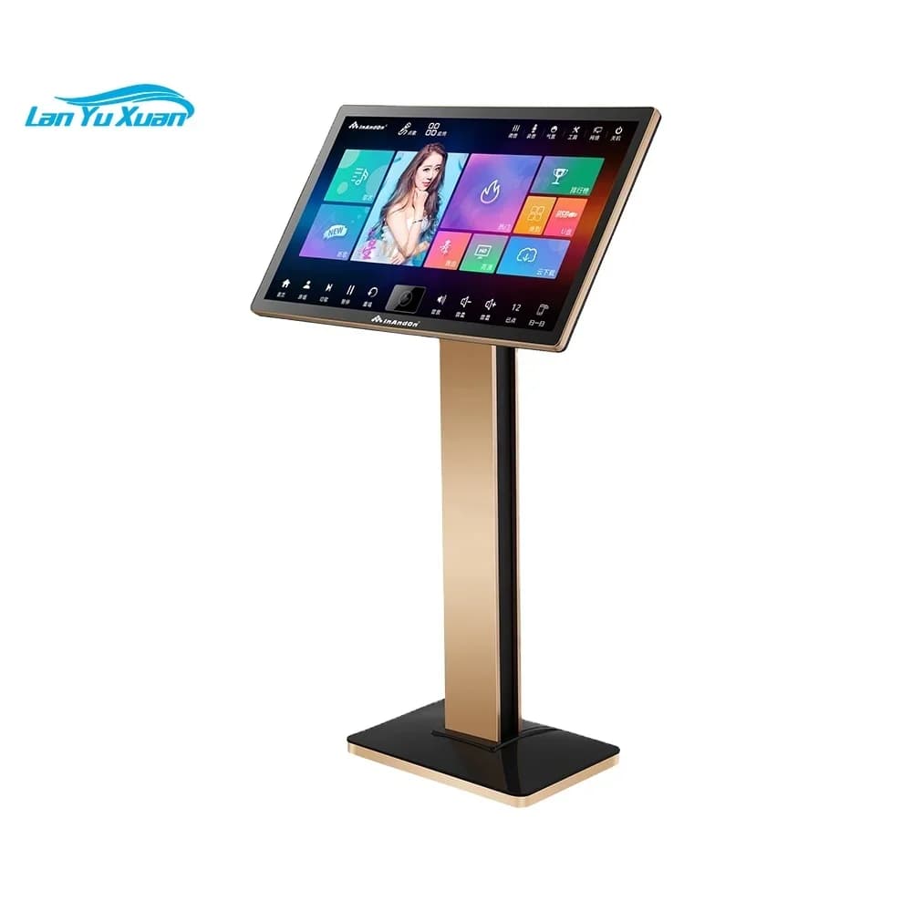 Sistema Karaoke Gratuito InAndOn con 8TB, Jukebox KTV con Touchscreen, Macchina Karaoke Digitale 22" CV96, Set Karaoke con Lettore