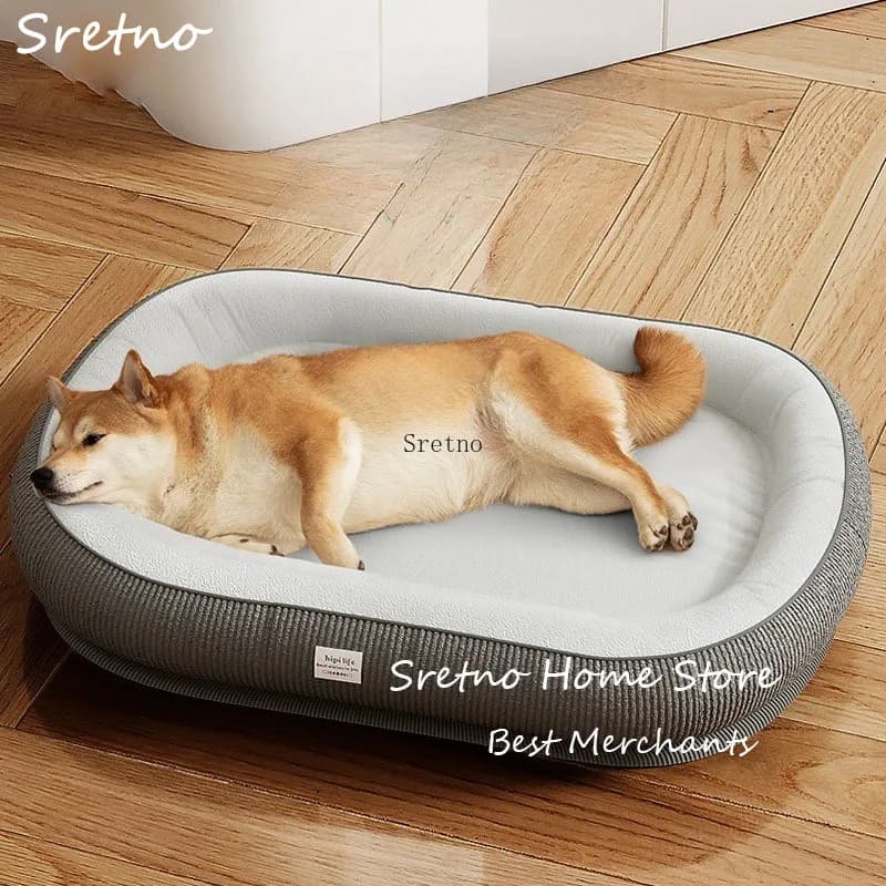 SRETNO Letti per cani grandi Cuccia per cani spessa Autunno e inverno Cane che dorme Grandi animali medi Grandi cuscini Tappetini Letto per gatti cama para perros