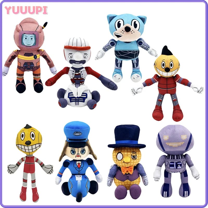 New The Electric State Robot Plush Toy Stuffed Robot Movie Peripheral Doll Collection Home Decor Sofa Pillow Kids Birthday Gifts