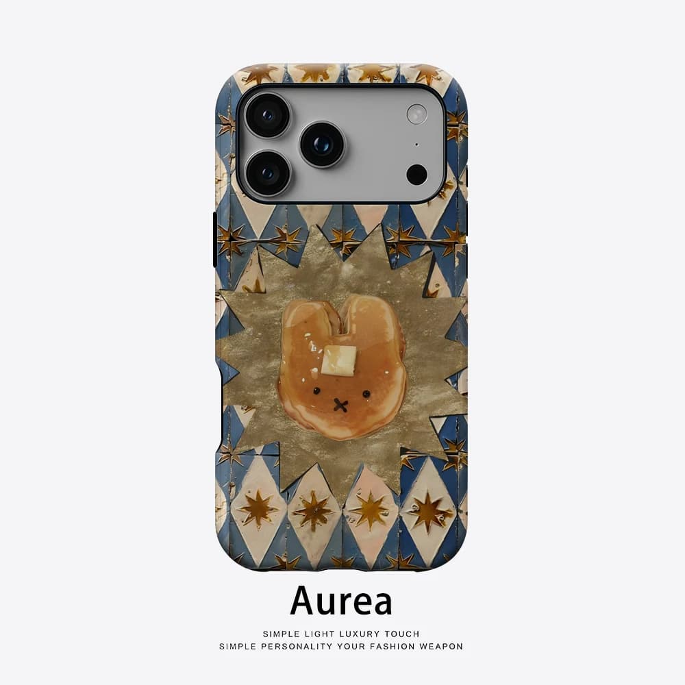 Custodia Magnetica Pancake Star Tile per iPhone 17, 16, 15, 14, 13 Pro Max Plus - Custodia Robusta a Strato Singolo o Doppio