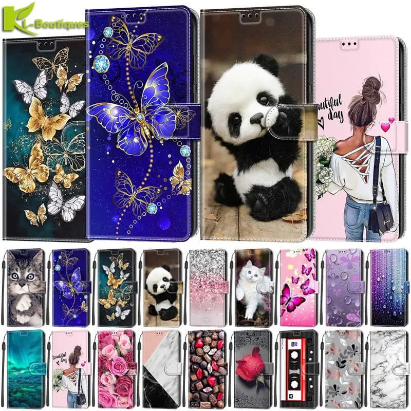 Per Xiaomi Poco X3 Pro Custodia Poco X3 Pro Cover Custodia in pelle verniciata Flip per Xiaomi Poco M3 M4 Pro 5G X3 Custodia con slot per schede NFC
