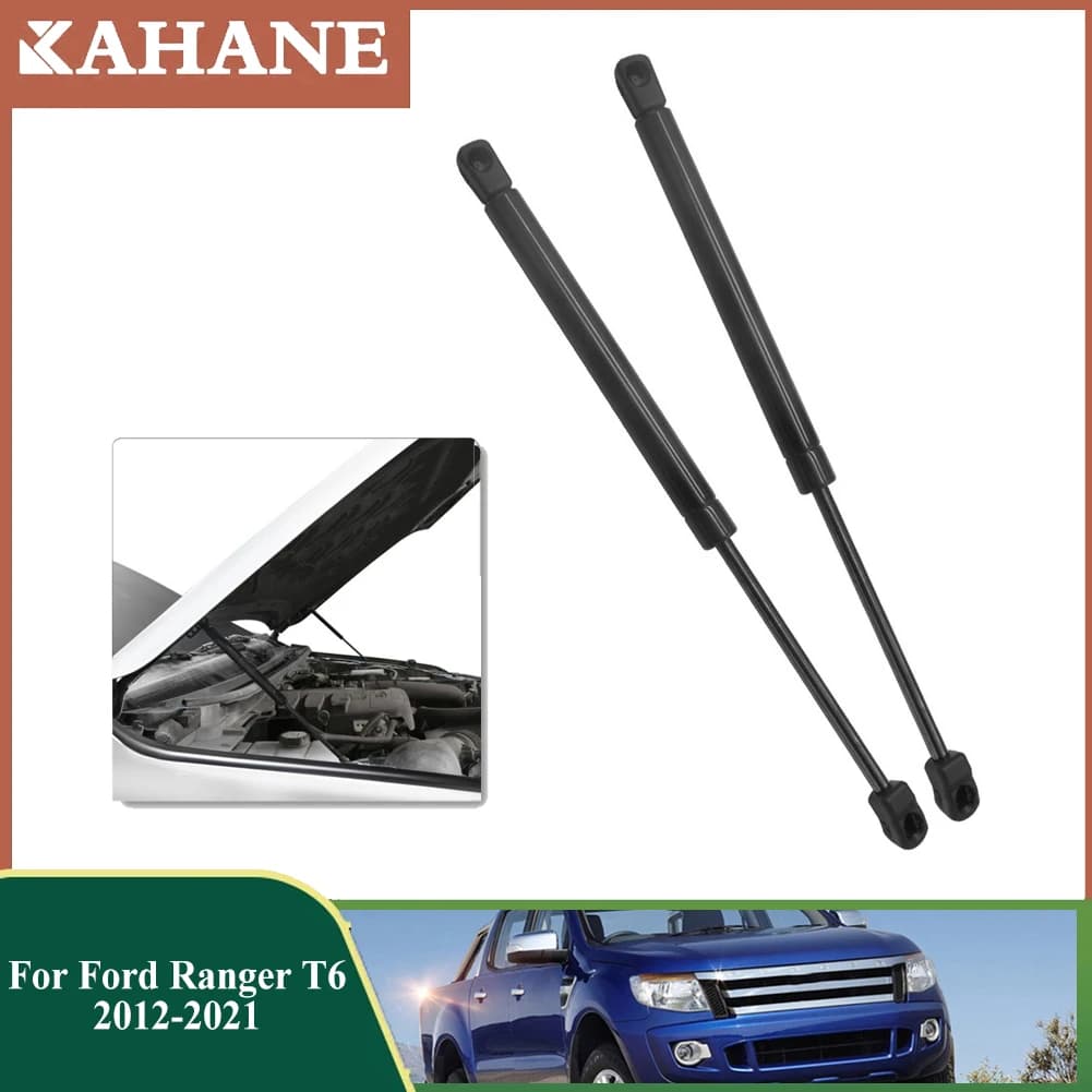 2 Pz/set Auto Cofano Anteriore Cofano Ascensore Supporto Struts Molla A Gas Ammortizzatore Aste Per Ford Ranger T6 2012-2020 2021 UTE Accessori