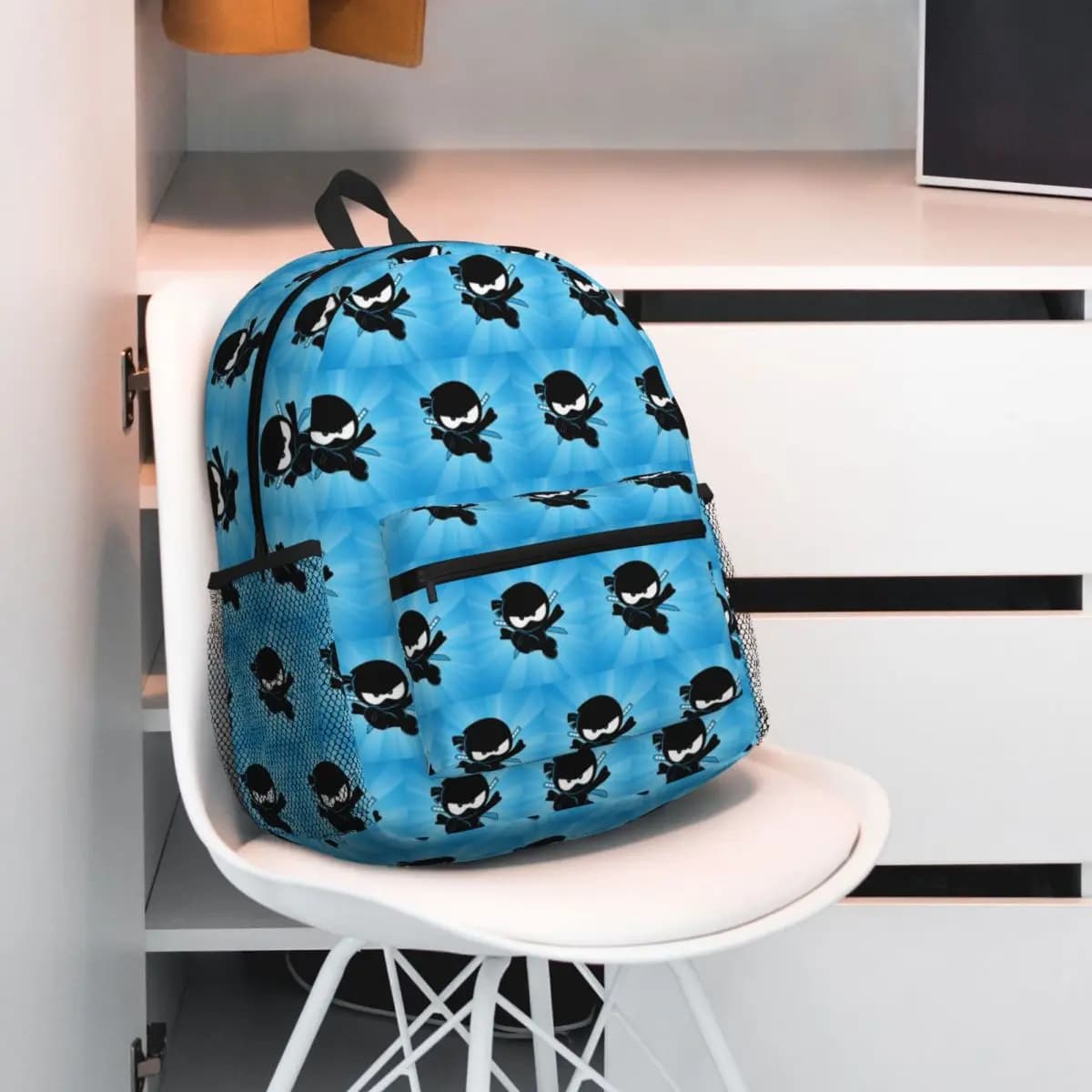 Zaino per studenti Ninja Kidz, borsa da scuola, escursionismo, viaggio, zaino per ragazzi e ragazze, borse a tracolla alla moda