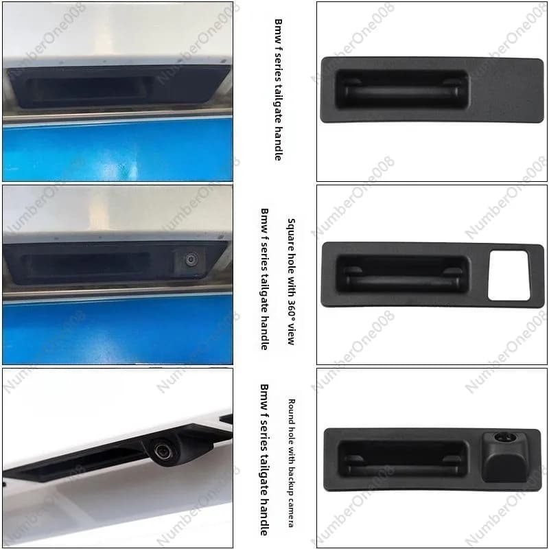 Maniglia del Portellone con Telecamera per BMW Serie 2 3 4 5 X1 X3 X5 F22 F30 F10 F25, Interruttore Bagagliaio, Maniglia Posteriore, Stile OE in Plastica