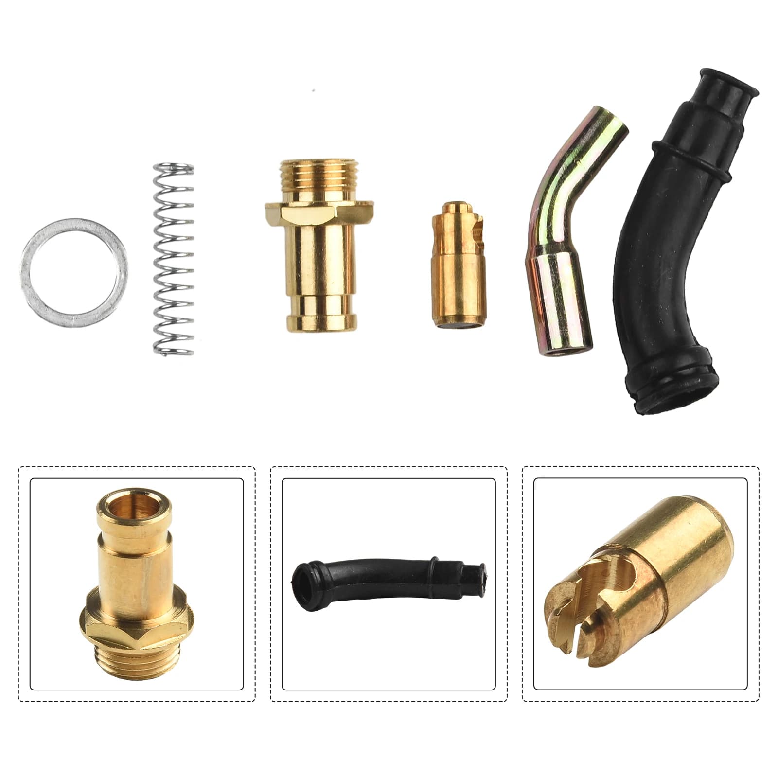 Set di Valvole di Controllo dell'Acceleratore per Moto, Compatibile con 28 30 32 34 PE30 PE28 PWK, Kit Valvola di Avviamento per Carburatore Auto
