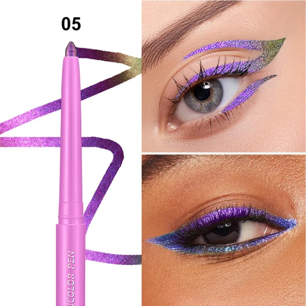 Stick Eyeliner Multichrome, Glitter finish, Gel Cream for Women