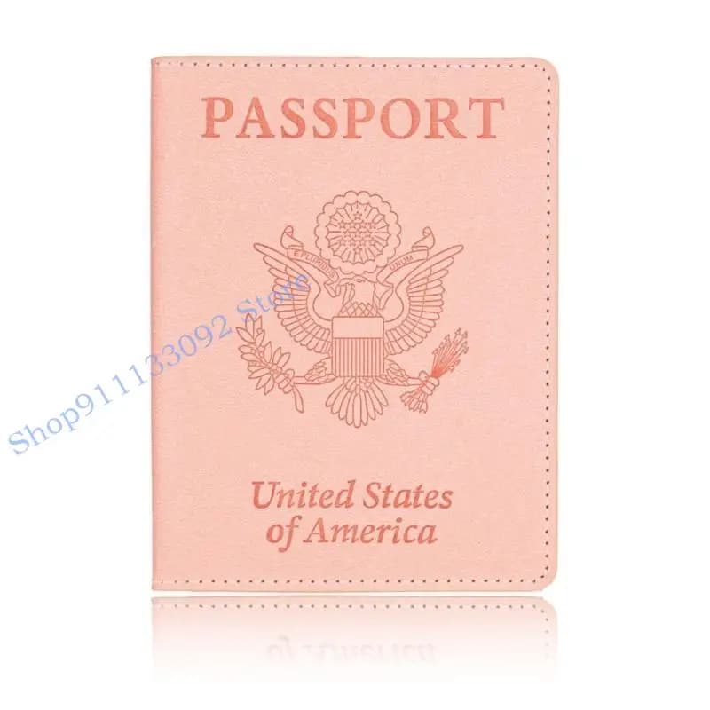 H9ED Elegante custodia protettiva per carte con motivo in rilievo in pelle PU per per passaporti per viaggiatori e e
