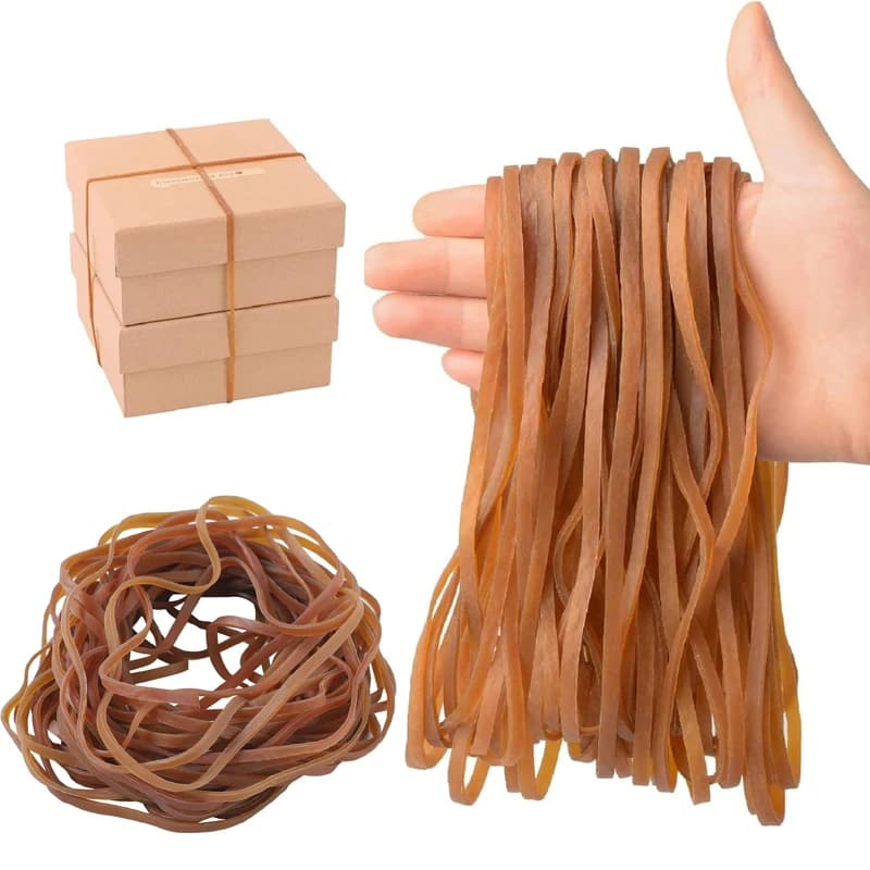 Fasce elastiche spesse Elastici resistenti Can Bands Cartella di file per ufficio Anello in gomma elastica resistente per l'ufficio domestico scolastico