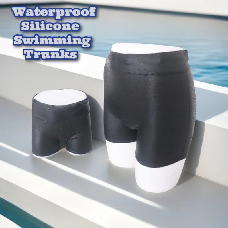 Silicone Swim Trunks Women Men Beach Swimming Quick Dry Hygienic Waterproof Water Park Rafting Comfortable Private Protection