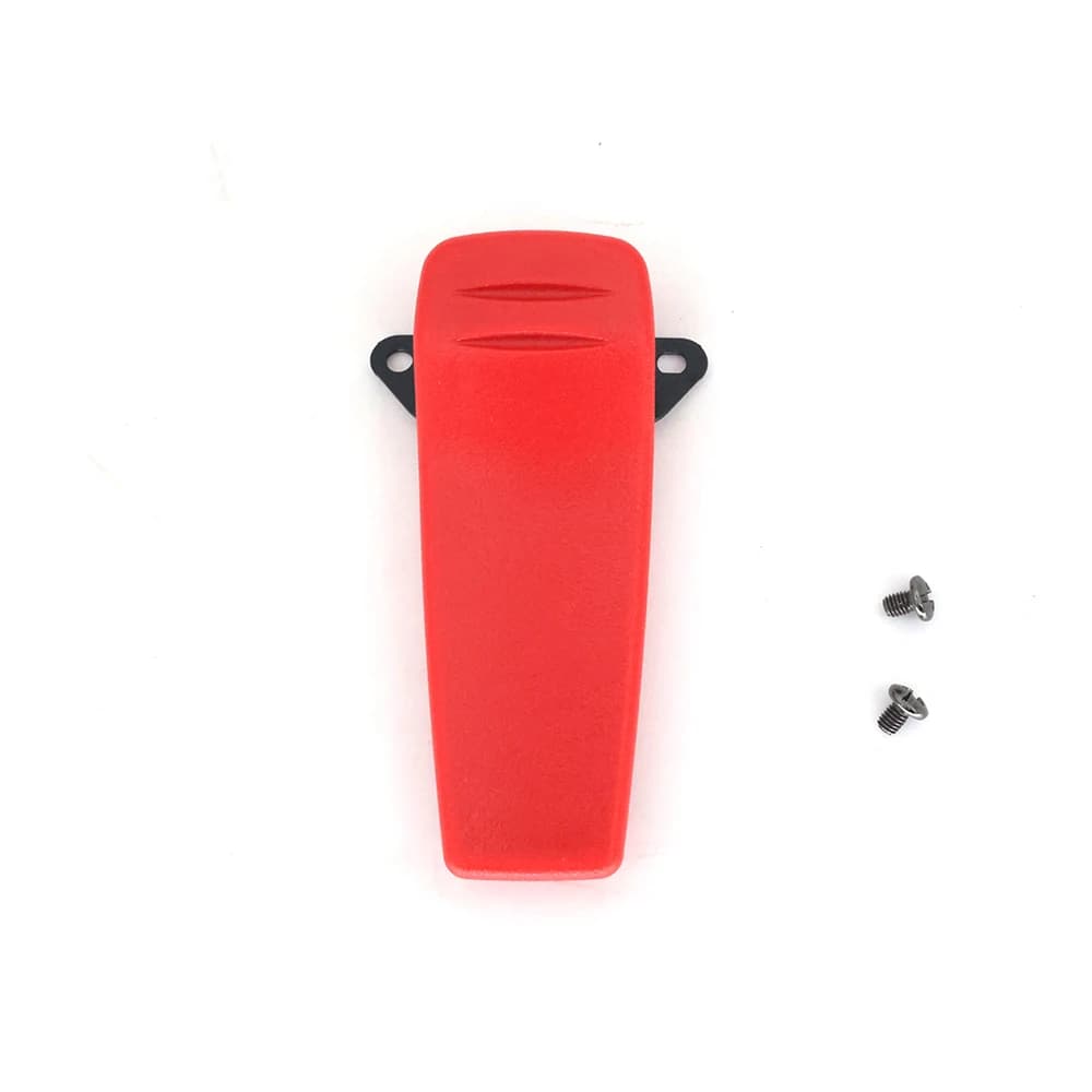 Nuovi Accessori per Radioamatori 2026: Clip da Cintura Rossa per Radio Bidirezionale BP-210 V82 Walkie Talkie