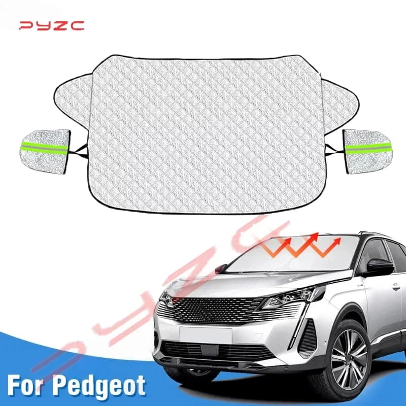Parasole per Finestrini Auto Peugeot 3008 2017-2023, Protezione Anti-Neve e Anti-Gelo per Parabrezza