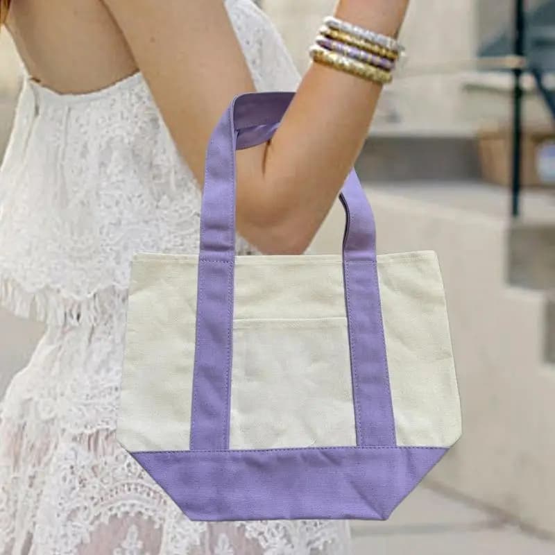 Borsa tote di nuovo stile Borsa tote grande per donna Borsa di tela riutilizzabile per la spesa Borsa di tela alla moda per donne uomini studenti