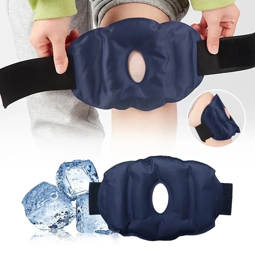 1/2 pz Gel di Nylon Ginocchio Impacco di Ghiaccio Riutilizzabile Ginocchio Impacco Freddo e Caldo Gel Confezione Ginocchio Sollievo e Rilassamento Strumento di Cura Del Piede Accessorie