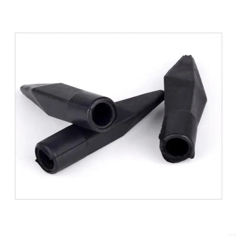 10lots Premiums Black Rubber Arrows Protectors Point Targets Practice Archerys Outdoor Sports Gears