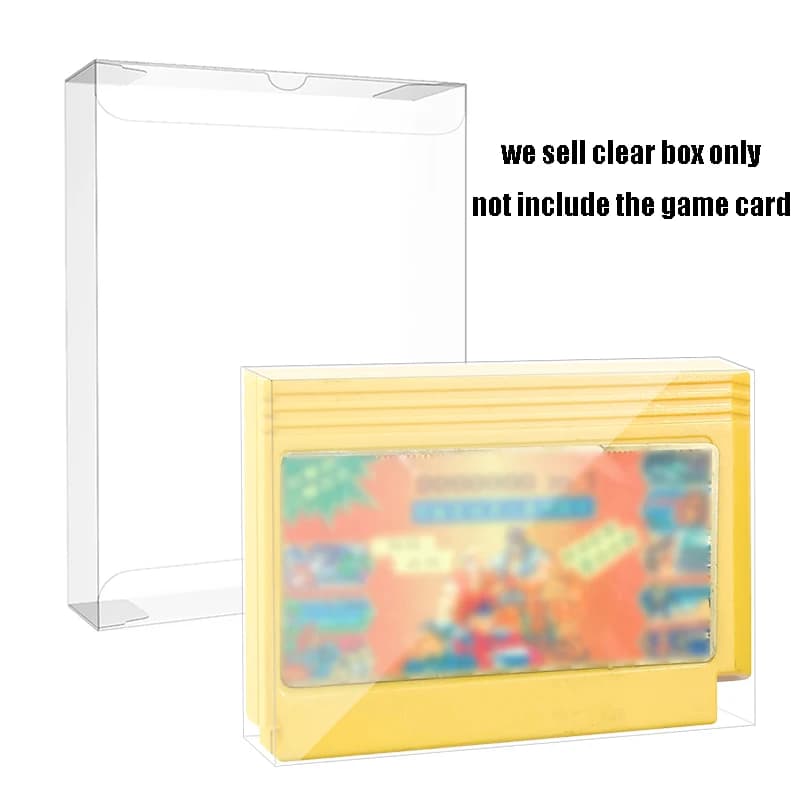 Transparent cover for Nentendo for FC Famicom game card protactive case collection display storage box