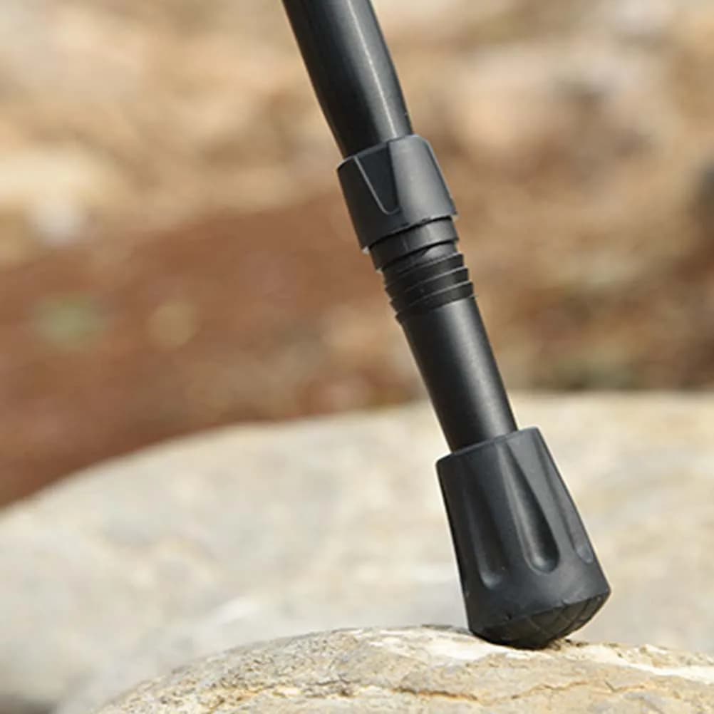 20 Pezzi Copritrecci per Bastoncini da Trekking, Protezioni in Gomma Antiscivolo Resistenti per Bastoni da Escursionismo, Accessori Universali per la Protezione delle Punte