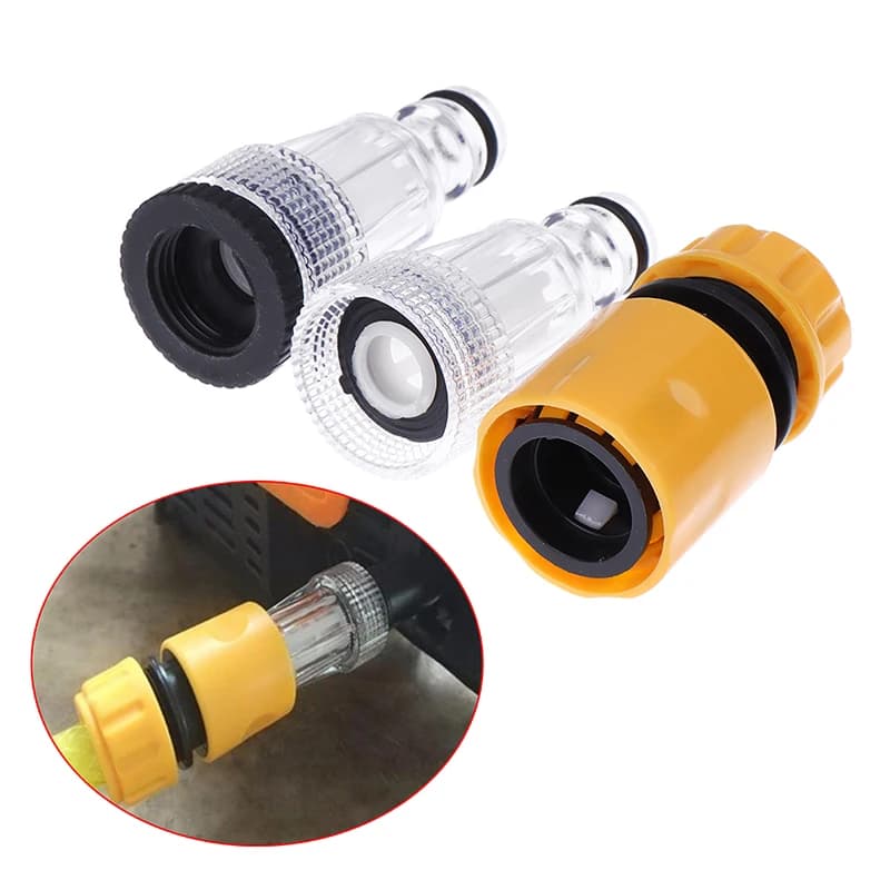 25mm Threaded Tap Quick Connector Water Filter For Car Washer High Pressure Washer Adapter For Garden Pipe