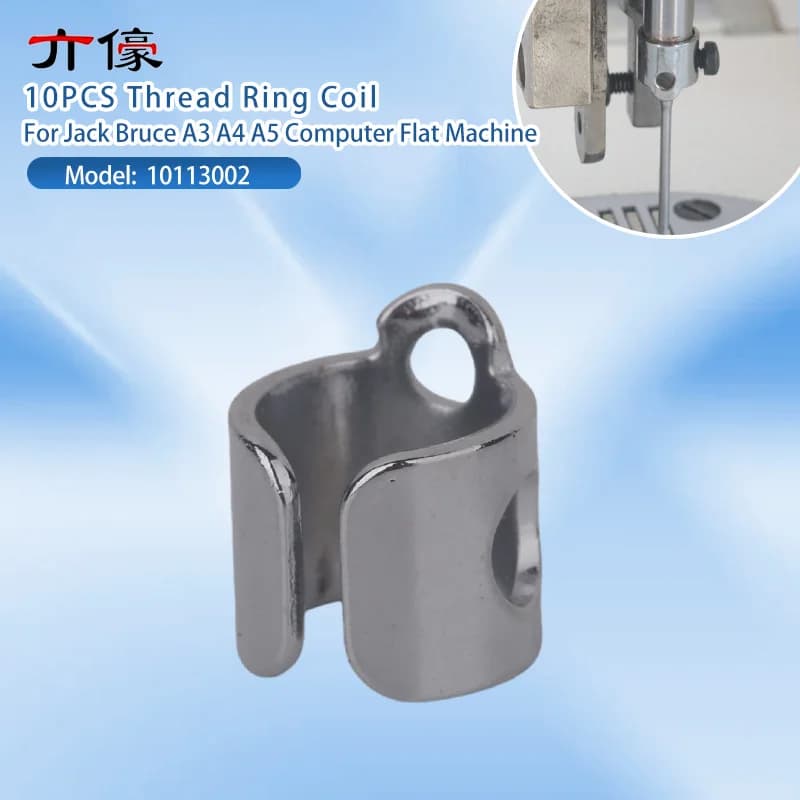 10PCS 10113002 Needle Bar Thread Guide Original Thread Ring Coil for Jack Bruce A3 A4 A5 Computer Flat Lockstitch Sewing Machine