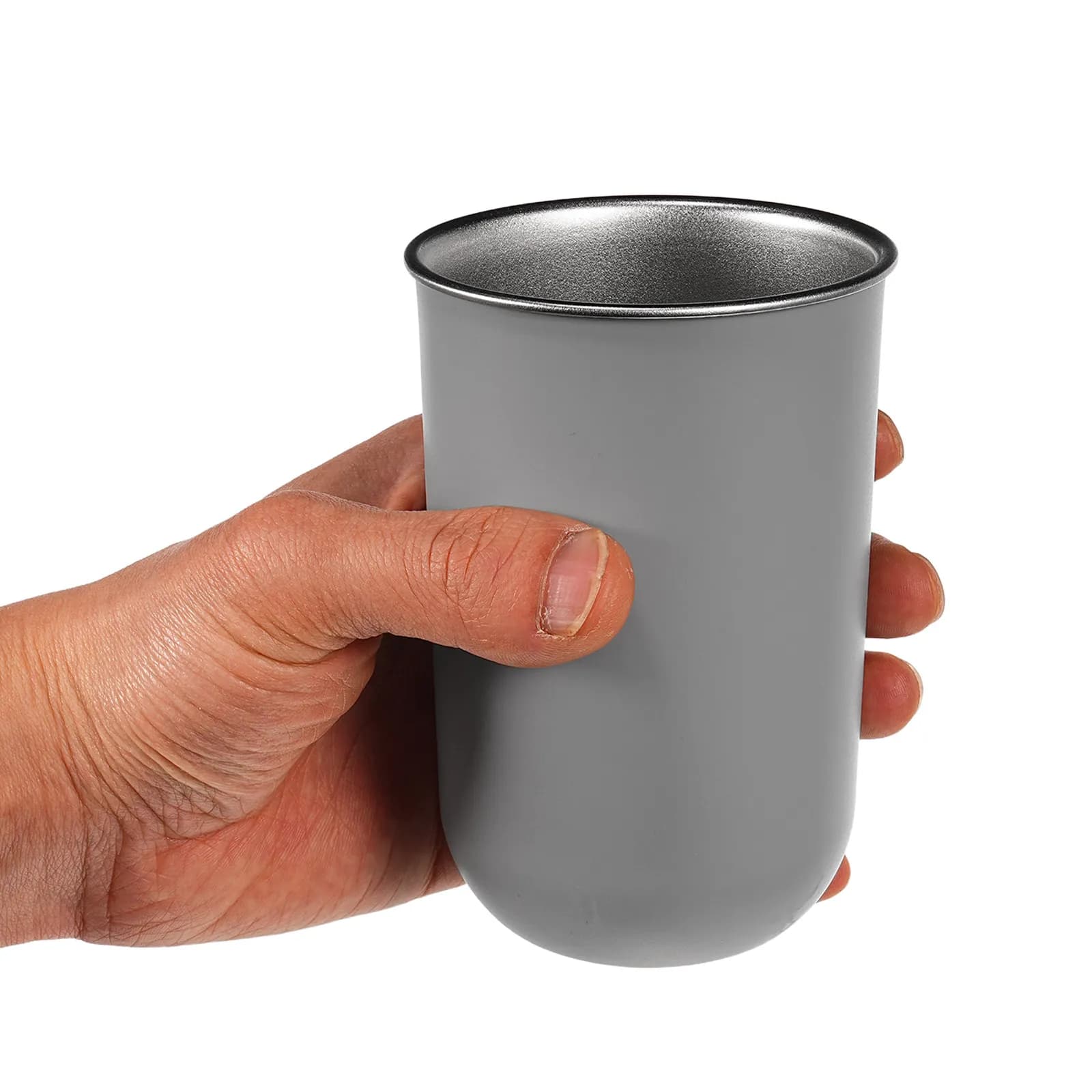 Bicchiere per Spazzolino in Acciaio Inossidabile 300ml 400ml, Bicchiere da Bagno Riutilizzabile Antigraffio, Porta Bicchiere da Viaggio per Collutorio