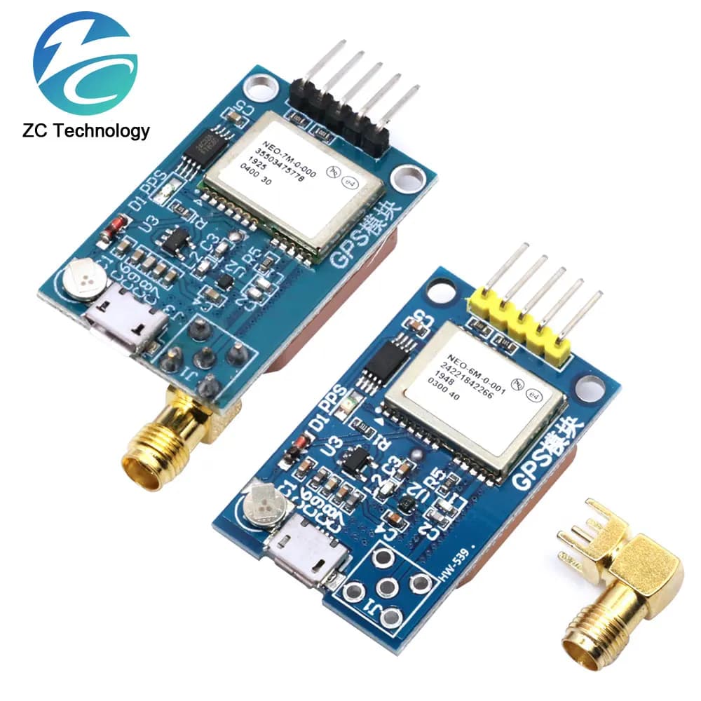 NEO-6M Micro USB GPS Module, NEO-7M, Satellite Positioning, 51 Single Chip for Arduino STM32 Routes, NEO Ceramic antenna module