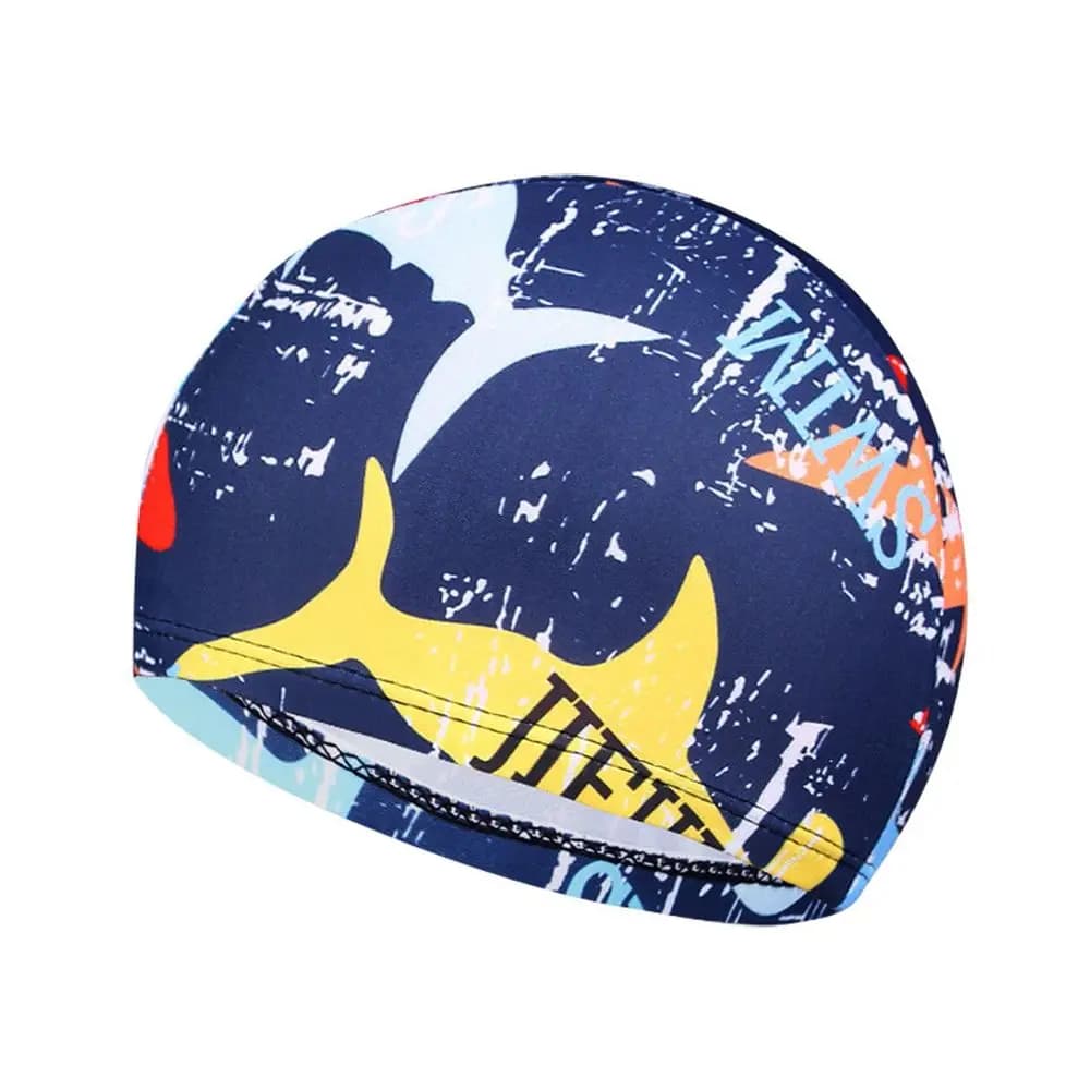 Pool Calico Swim Cap Ear Protect Diving Hat Quick Dry Breathable Swimwear Hats Sports Accessory Swim Pool Hat Swimming Caps