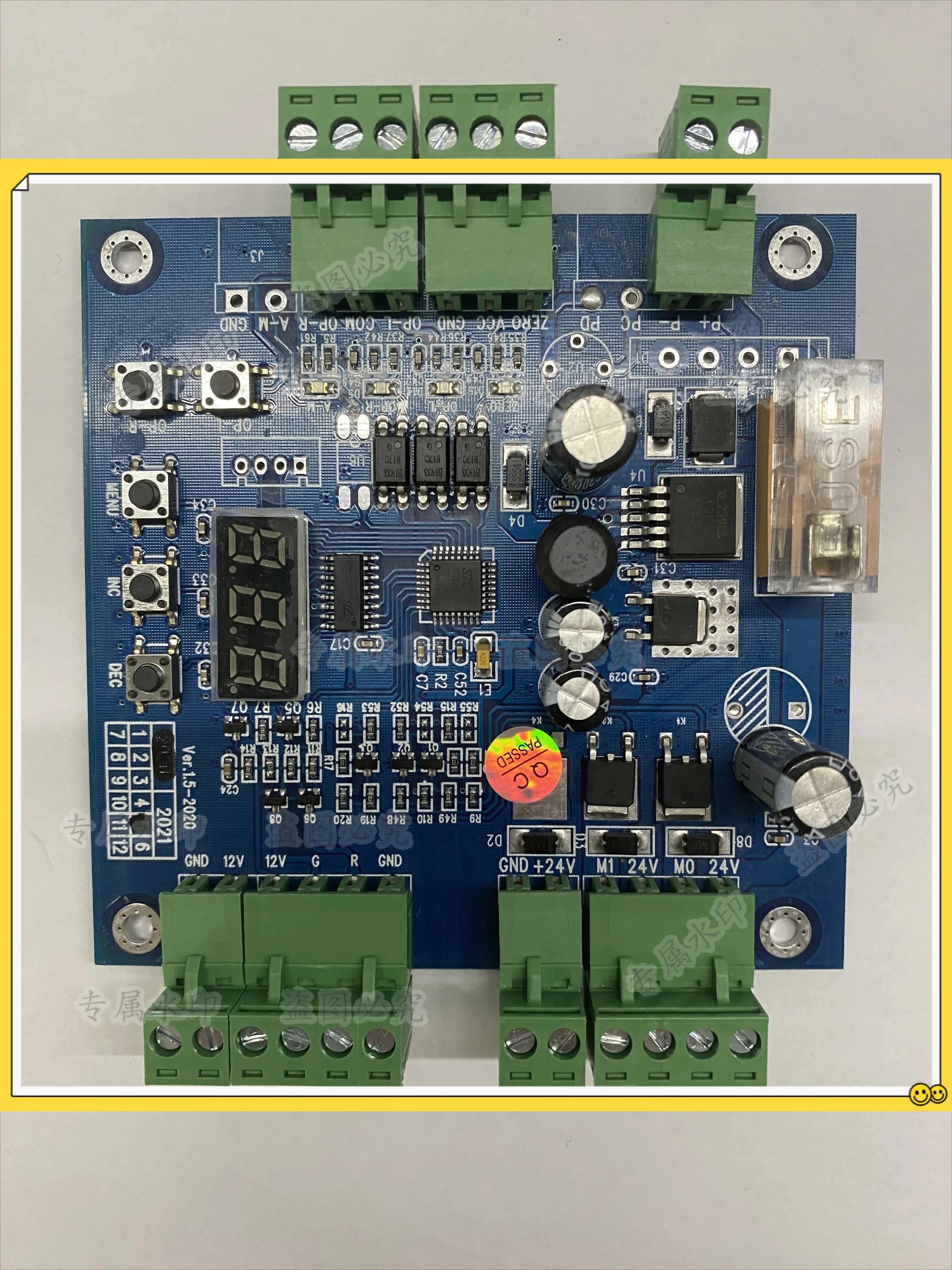 With RS485 Control Panel PCB for Tripod Turnstile Gate and Full Height Turnstile Mechanism with LED Display DC24V