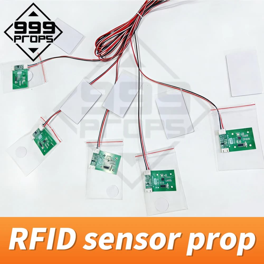 Sensore RFID per Escape Room: Chip da posizionare sul lettore RFID per risolvere il puzzle e aprire la serratura magnetica nei giochi di fuga - Gadget RFID