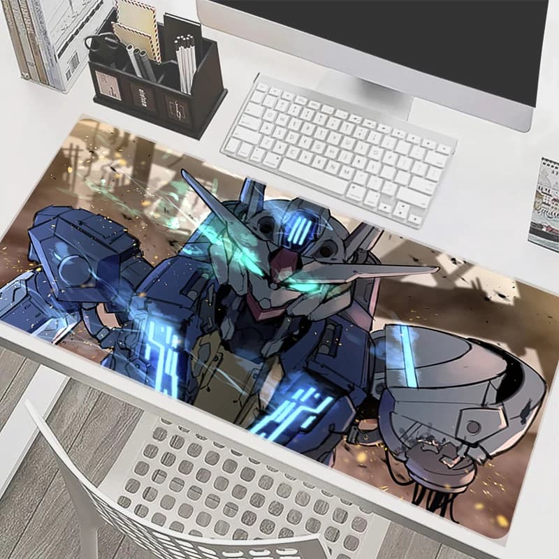 Tappetino per Mouse Mechanical Warrior G-gundam A-aerial, Grande Tappetino da Gioco per Tastiera, in Gomma con Bordo Bloccato, per Scrivania, Ufficio e Laptop