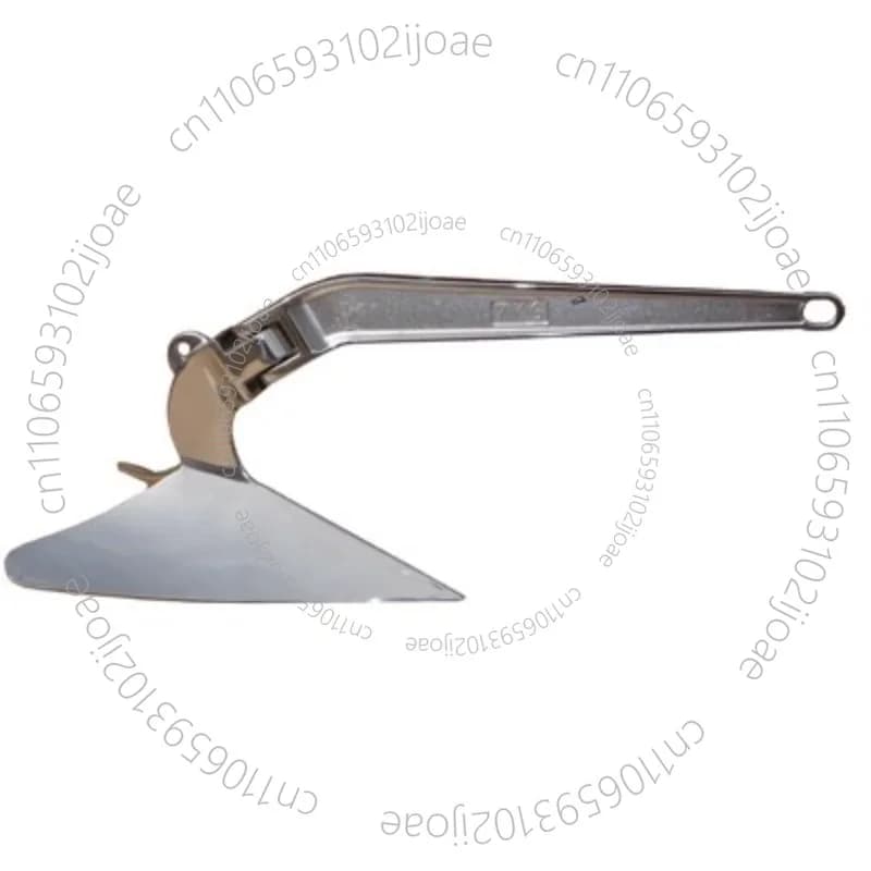 10kg 316 Stainless Steel Plough Anchor for Boat，22lb Delta Style Boat Anchor Power Marine Accessories Polished