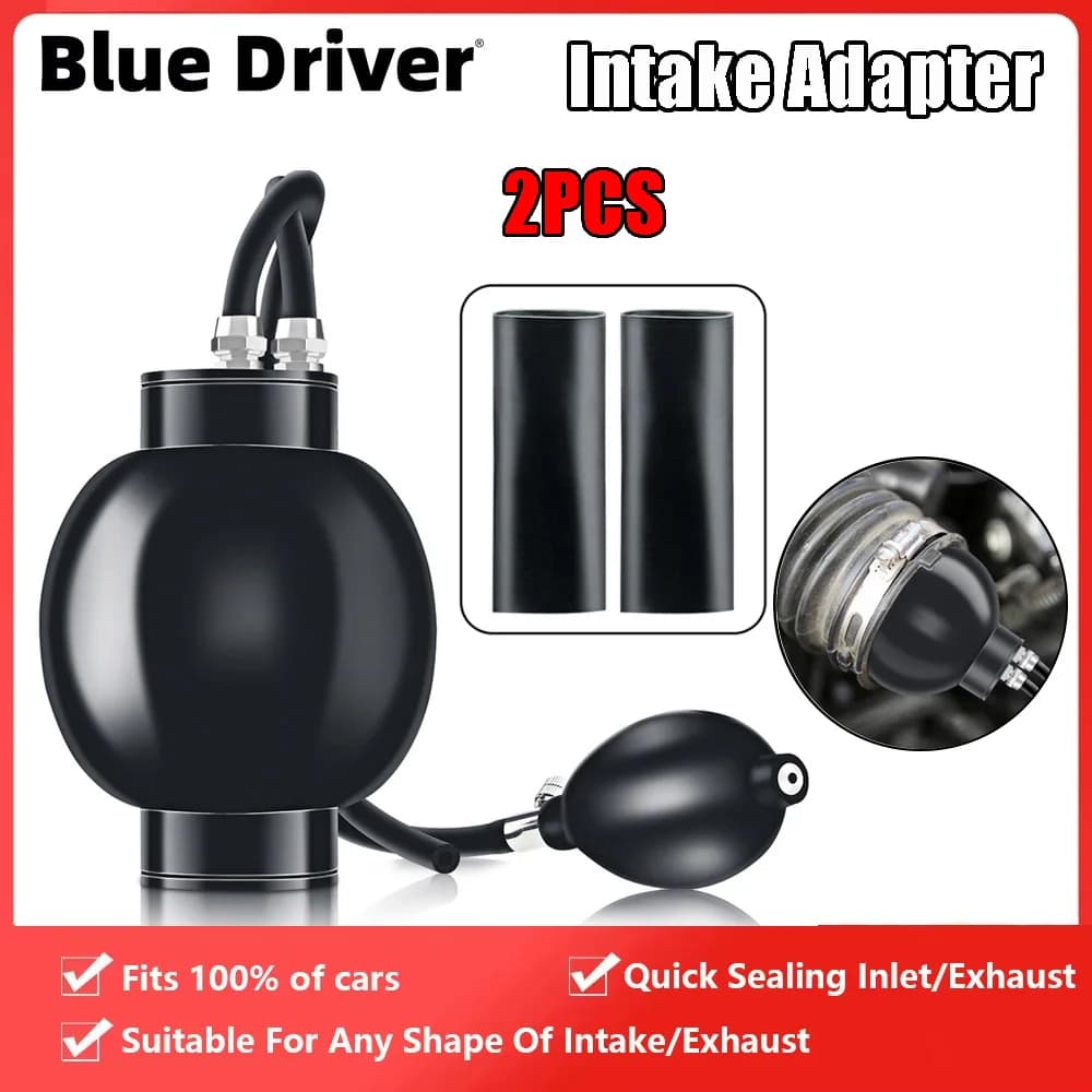 Adattatore universale per presa d'aria per auto Strumenti diagnostici Adattatori per presa d'aria a tenuta rapida per strumento airbag per rilevatore di perdite di fumo
