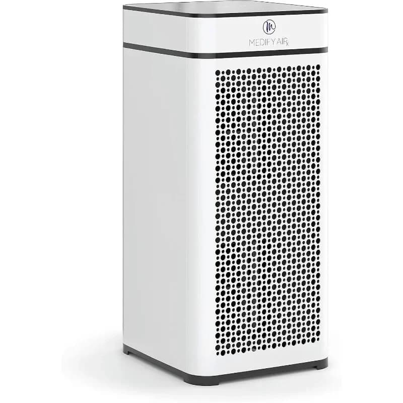 % un purificatore d'aria con una vera copertura del filtro