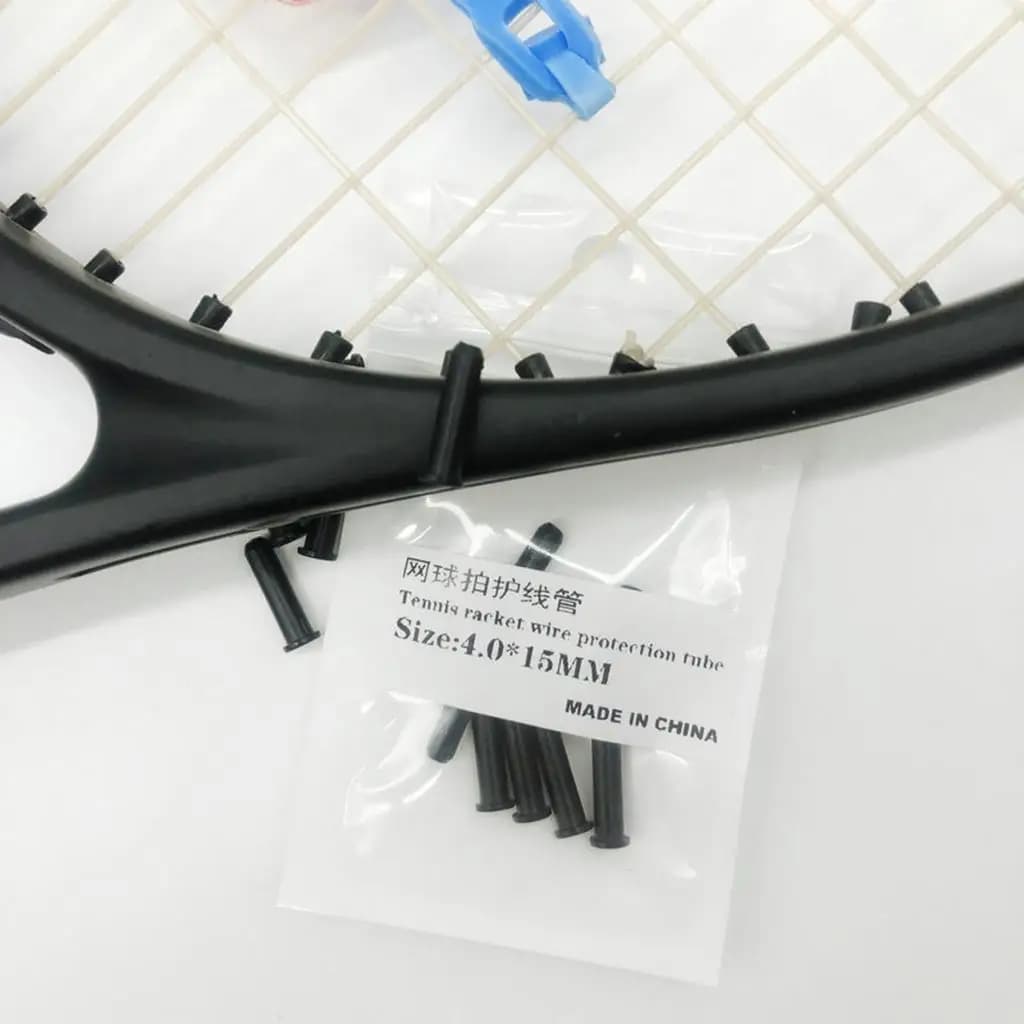 Grommet universali in nylon per racchette da tennis, tubi di protezione per corde, accessori di ricambio per allenamento e riparazione racchette