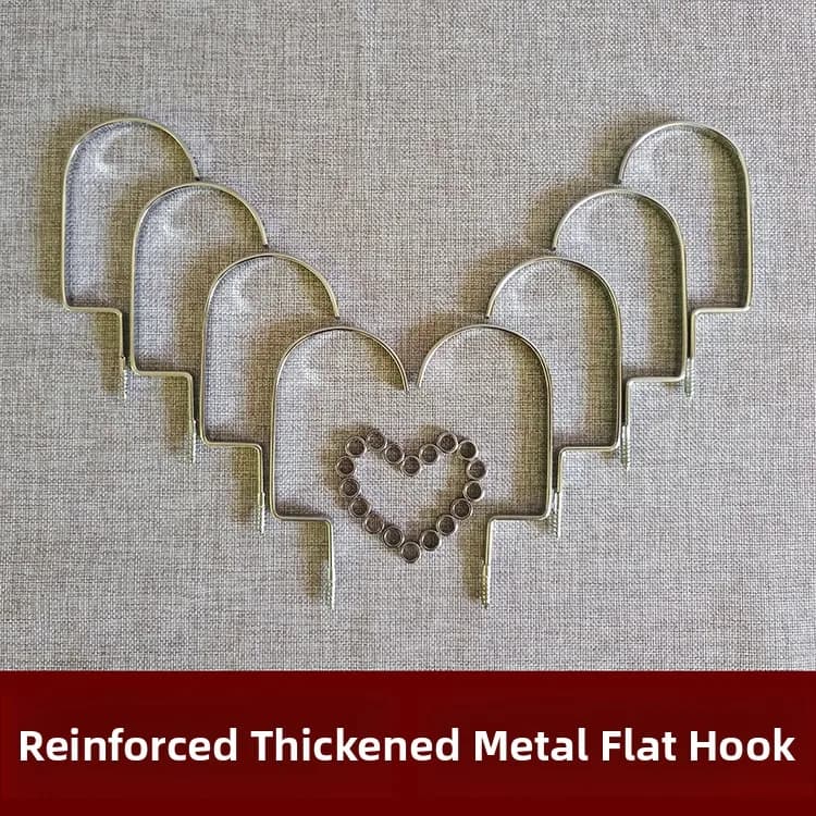 Metal hanger reinforced with flat hook for clothes, wedding dresses, clothing stores, domestic use, man and woman, with pants clip
