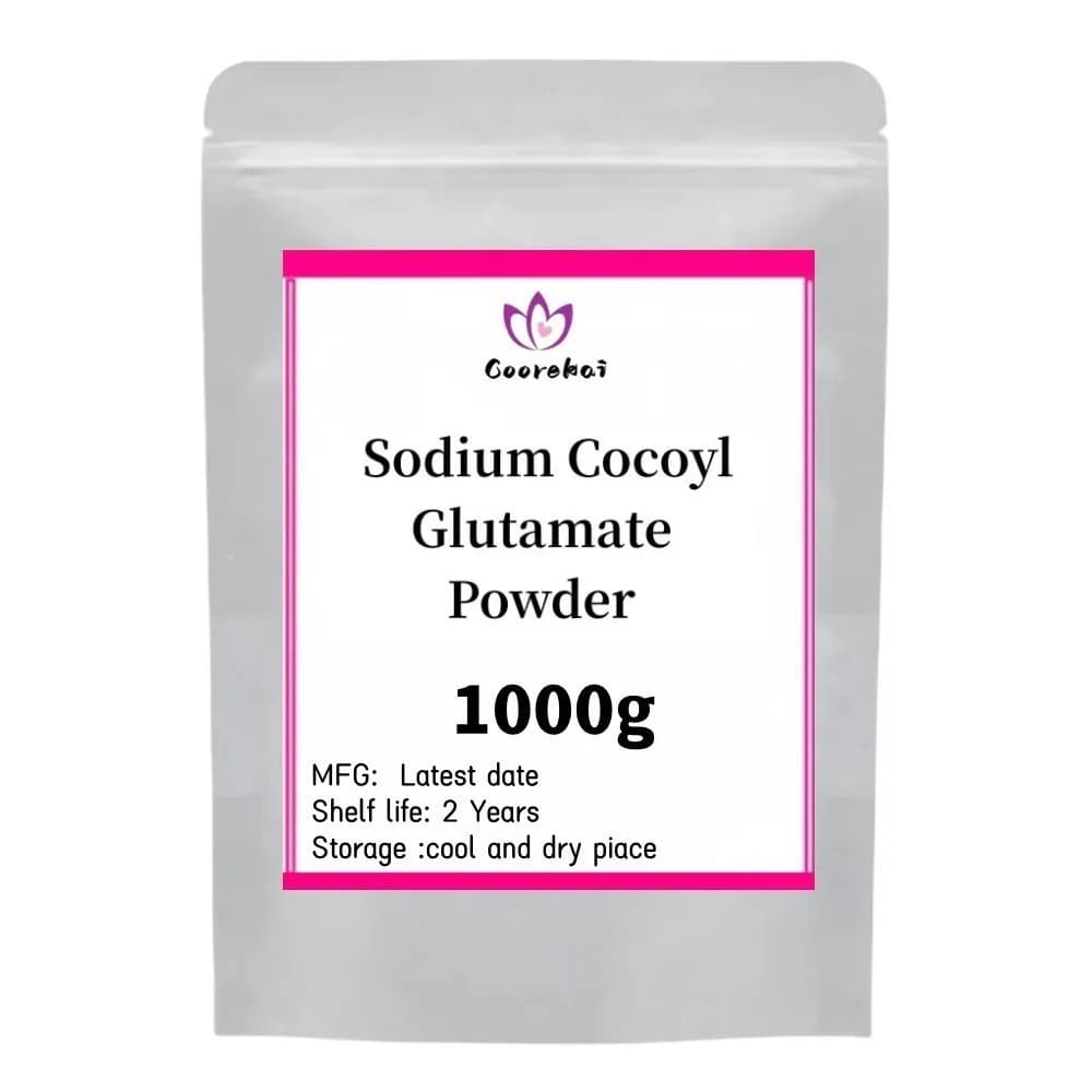 50-1000g sodium cosmetic material Cocoyl glutamate surfactant powder for Shampoo and Gel