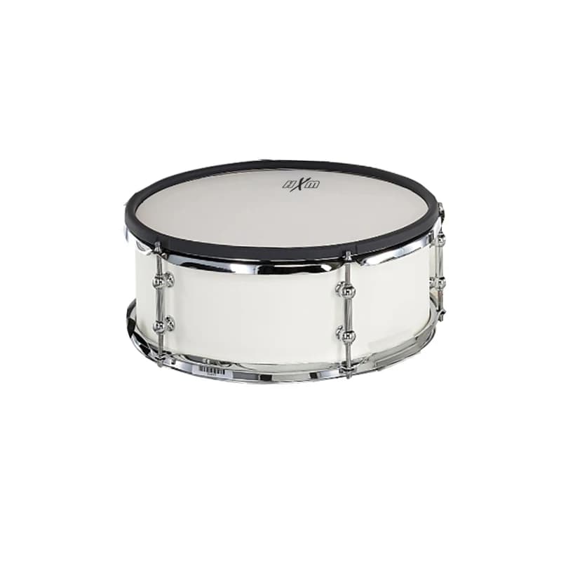 13" White Color Snare Drum Pad Without Metal Stand Various Brand Compatible Dual Zone Mesh Head & Rim