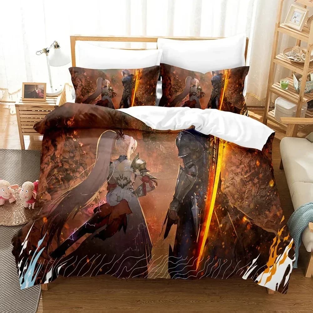 Set di biancheria da letto Hot Game Tales Of Arise, moderno con stampa 3D, copripiumino e federe, disponibile nelle misure Queen e Singolo, Dropshipping