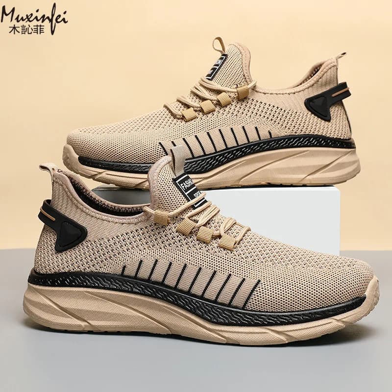 Scarpe da Uomo Primavera-Estate, Nuove Calzature Traspiranti alla Moda, Versatili, Casual e Sportive, Scarpe da Corsa Leggere e Comode