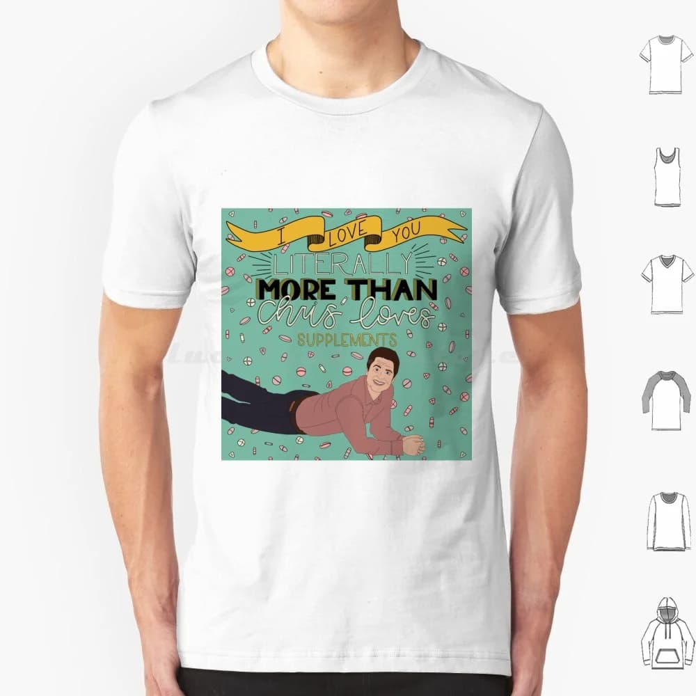 Chris Traeger Love Note Parchi e Rec Cultura pop T Shirt in cotone Uomo Donna Stampa fai da te Parchi e ric di Chris Traeger
