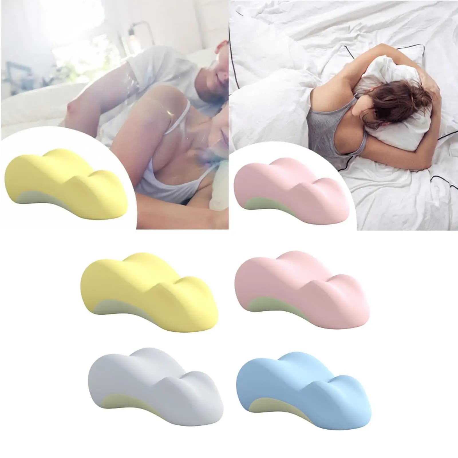 Cuscino per Gambe Ergonomico Curvo Versatile Pratico per Posizione Prona