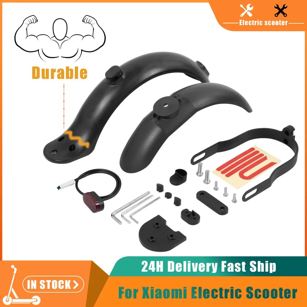 10 pollici Anteriore Parafango Posteriore Pneumatico Spacer Kit Scooter Elettrico Accessorio Per Xiaomi M365 1S Pro Parafango Intensificare Pad Fanale Posteriore Gaske