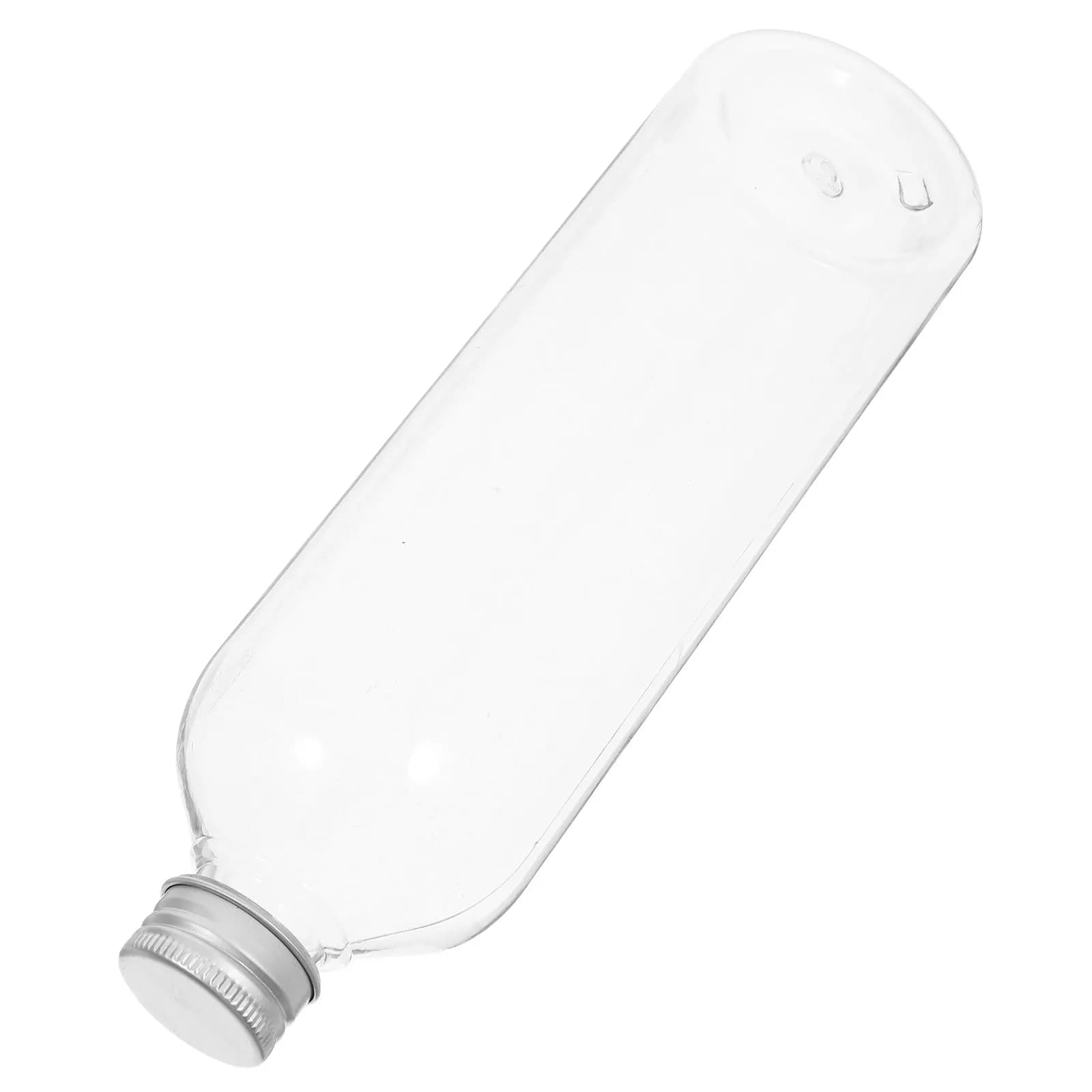 500ml Beverage Bottle Plastic Containers Aluminum Cap Juice Tea Enzyme Leak Proof Reusable Travel Shampoo Bottles PET
