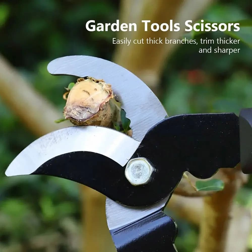 Power Scissors with Long Handle, Anti-slip, Efficient, Portable, Multi-functional, for High and Bonsai Coppers