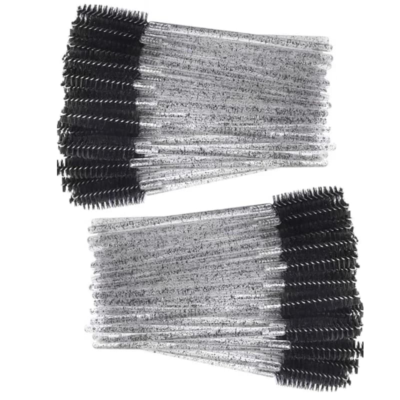 100Pcs Eyelash Extension Brushes Eyebrow Mascara Wands Applicator Spoolers Brush Lashes Extension Cosmetic Set Makeup Tools