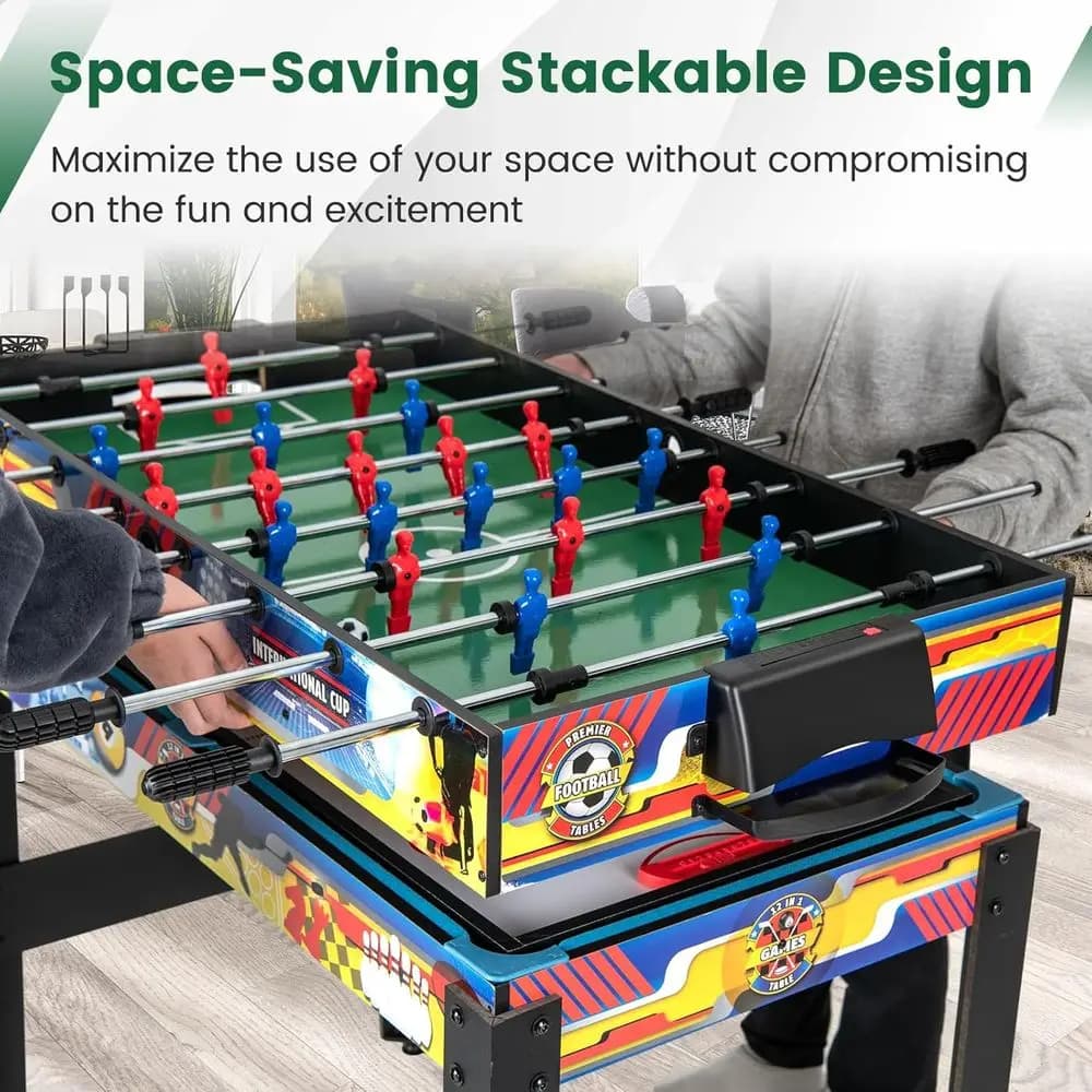 Tavolo da Gioco Multifunzione: Biliardo, Ping Pong, Air Hockey, Bowling, Shuffleboard, Dama, Scacchi, Backgammon, Multi-Gioco