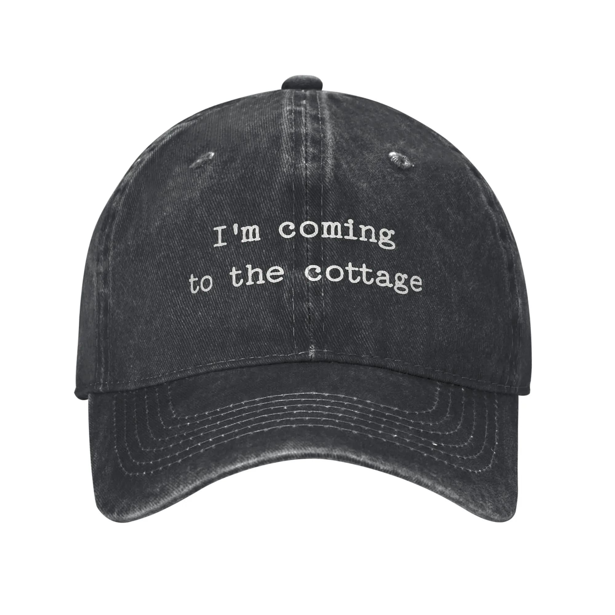 Cappellini da baseball vintage Heated Rivalry I'm Coming To The Cottage per uomo e donna, cappello snapback lavato, cappello da viaggio per esterni, idea regalo.