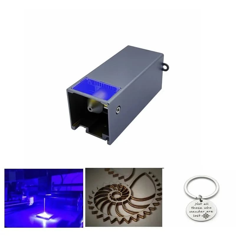 Ugello regolabile 445nm 20W Modulo laser da taglio per incisione blu Ingresso 24V