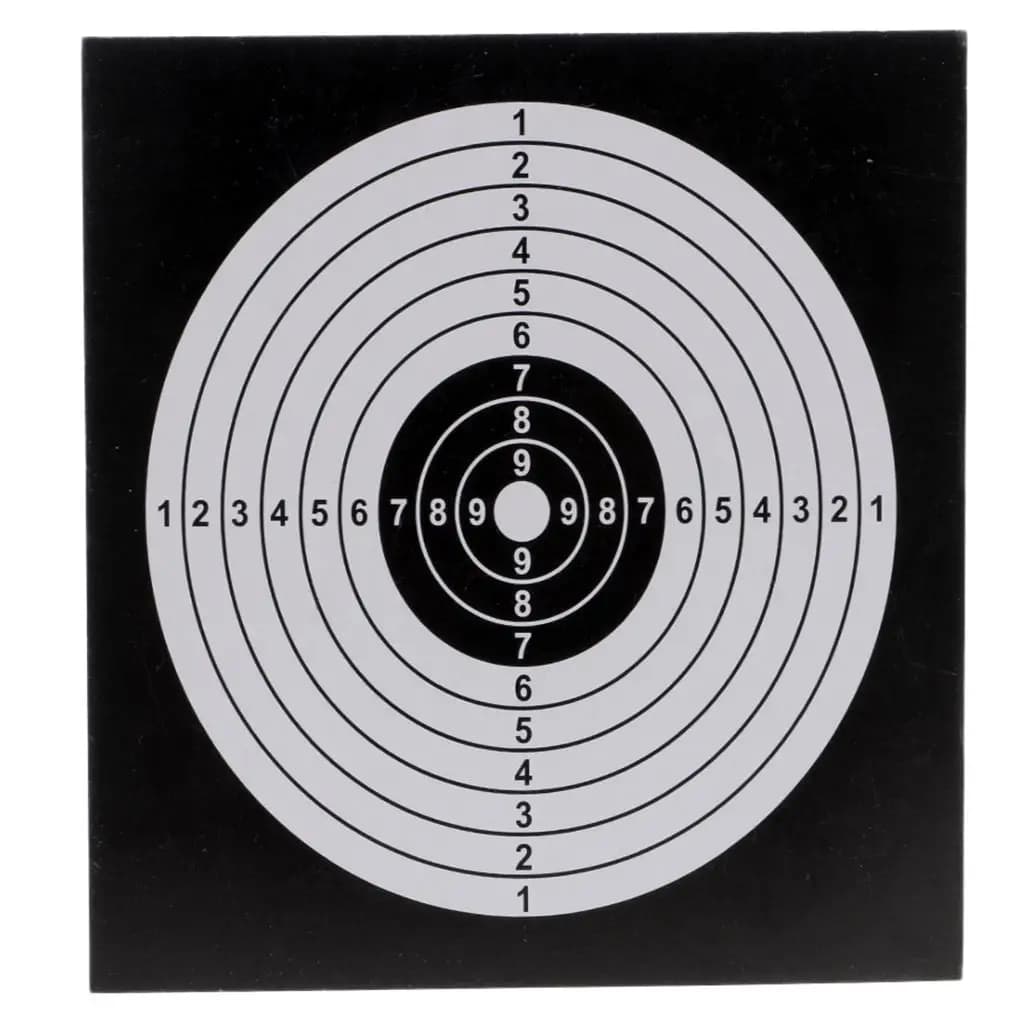 Shooting Archery Paper Target 20 Pack Bulls Eye Paper Targets Hunting Accessories for Range Practice