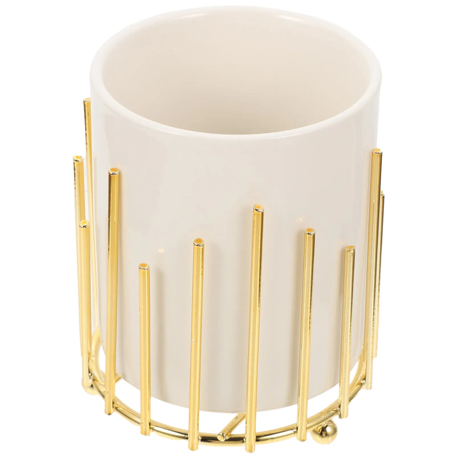 Iron Makeup Brush Holder, Multifunctional Desk Organizer, Pens and Pens Holder, Gate Organizer