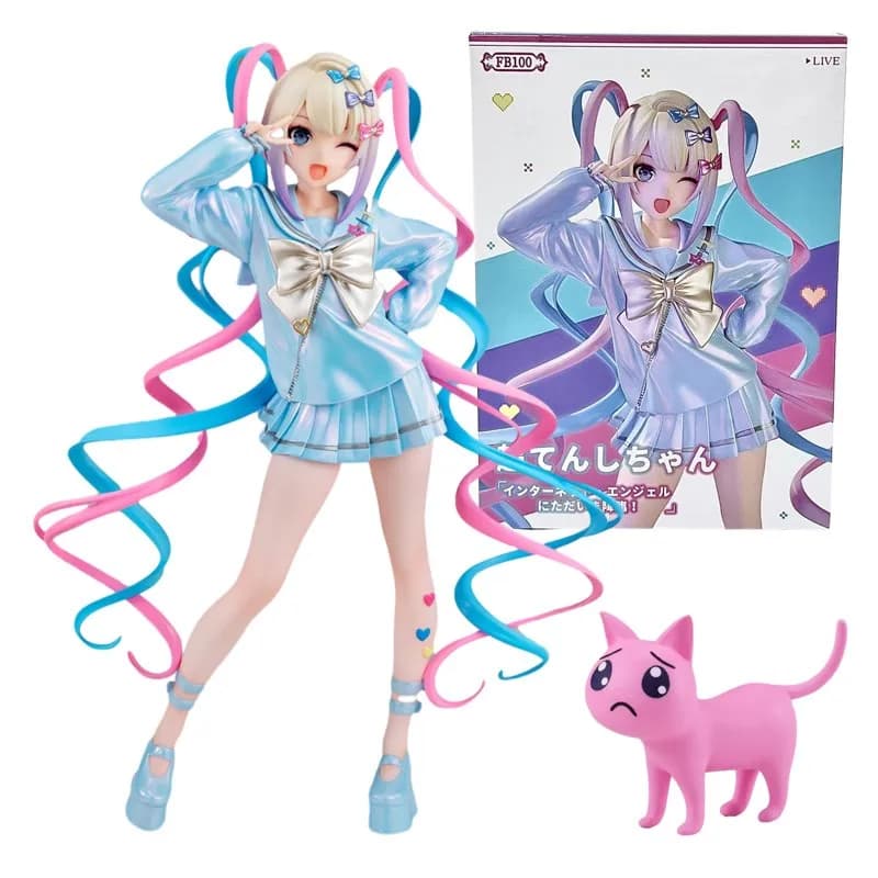 17 cm Needy Girl Overdose Anime Figura Pop Up Parade KAngel Action Figures Virtual Uploader Collezione in PVC Modello Ornamenti Giocattoli