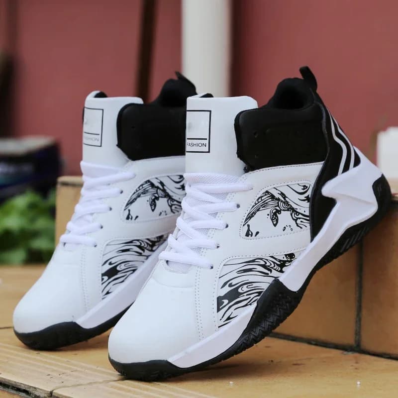 Nuove Scarpe da Basket per Uomo, Sneakers Sportive Nere Comode con Ammortizzazione, Zapatillas Hot Sale